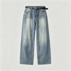 Men’s Loose Wide-Leg Jeans